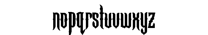 Draevorn Font LOWERCASE