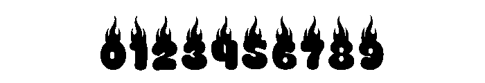 Dragon Fire Regular Font OTHER CHARS