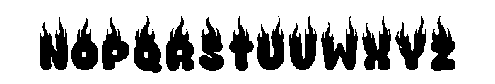Dragon Fire Regular Font LOWERCASE