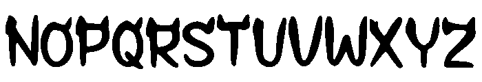 Dragon_Horn Font UPPERCASE