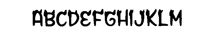 Dragon_Horn FONT