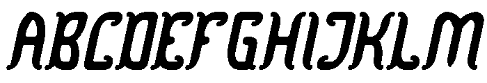 Dragon King Bold Italic Font UPPERCASE