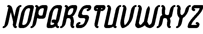 Dragon King Bold Italic Font UPPERCASE