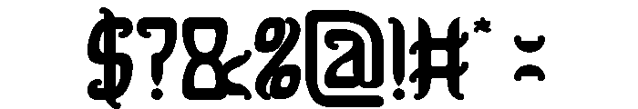 Dragon King Bold Font OTHER CHARS