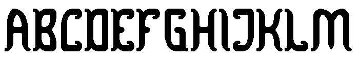 Dragon King Bold Font UPPERCASE