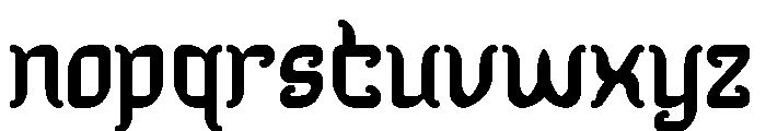 Dragon King Bold Font LOWERCASE