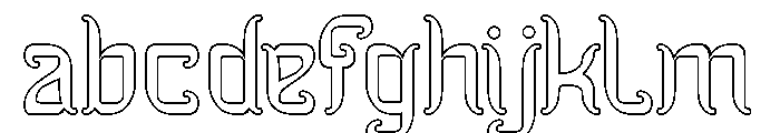 Dragon King-Hollow FONT