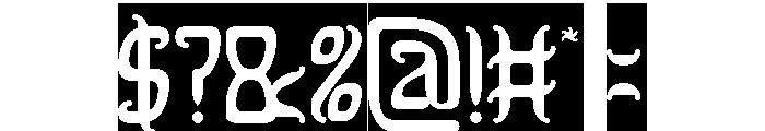 Dragon King-Inverse Font OTHER CHARS