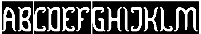 Dragon King-Inverse Font UPPERCASE