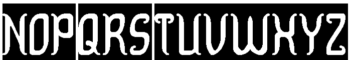Dragon King-Inverse Font UPPERCASE