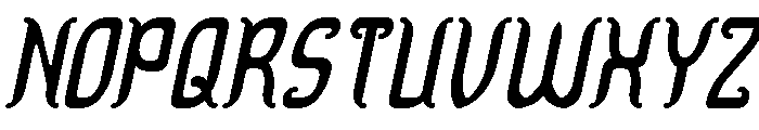 Dragon King Italic Font UPPERCASE