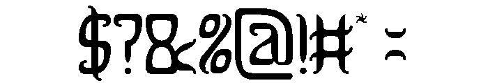 Dragon King-Light Font OTHER CHARS