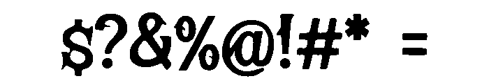 Dragon_King Font OTHER CHARS
