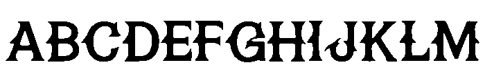 Dragon_King Font UPPERCASE