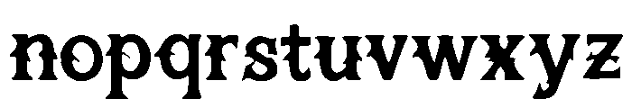 Dragon_King Font LOWERCASE