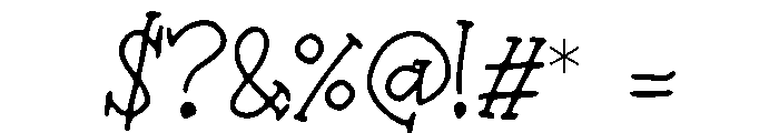 Dragon_Quest Font OTHER CHARS