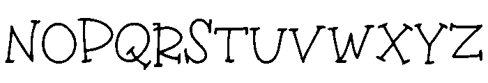 Dragon_Quest Font UPPERCASE