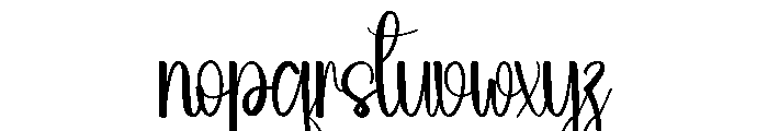 Dragon Santa Font LOWERCASE