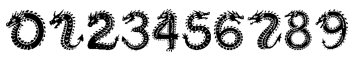 Dragon Storm Font OTHER CHARS