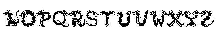 Dragon Storm Font UPPERCASE