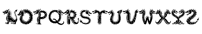 Dragon Storm Font LOWERCASE