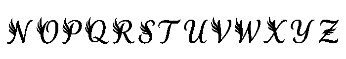 Drain Regular Font UPPERCASE