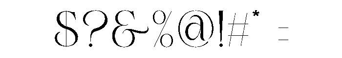 Drak Sistem Font OTHER CHARS