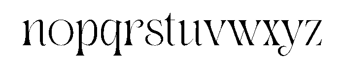 Drak Sistem Font LOWERCASE