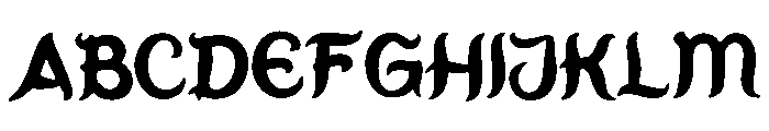 Drakewood_Display Font UPPERCASE