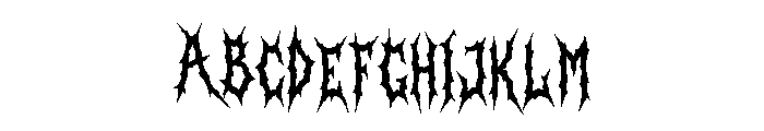 Drakhorn Font UPPERCASE