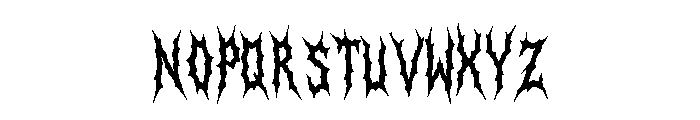 Drakhorn Font UPPERCASE