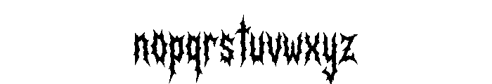 Drakhorn Font LOWERCASE