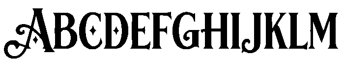 Dramoire Font UPPERCASE