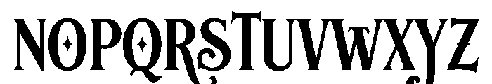 Dramoire Font UPPERCASE