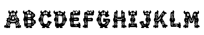Drau Regular Font UPPERCASE