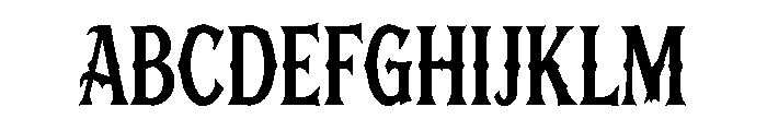 Dravelle Font UPPERCASE