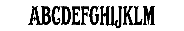 Dravemont Font UPPERCASE