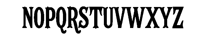 Dravemont Font UPPERCASE