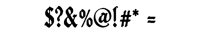 Draventh Font OTHER CHARS