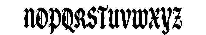 Draventh Font UPPERCASE