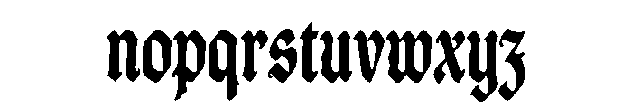 Draventh Font LOWERCASE