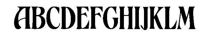Draveth Font UPPERCASE