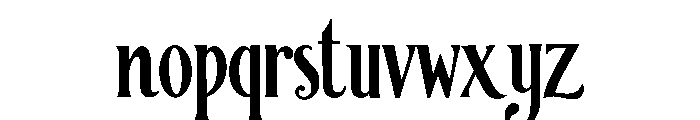 Dravion Font LOWERCASE