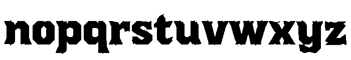 Dravok Font LOWERCASE