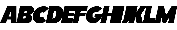 Dravonik Italic Font UPPERCASE