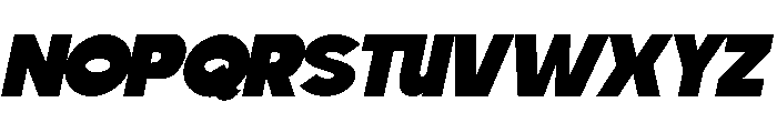 Dravonik Italic Font UPPERCASE