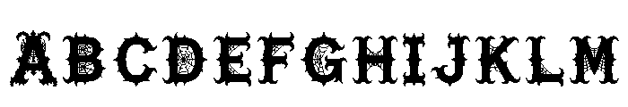 Dravor Regular Font UPPERCASE