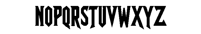 Dravorn Font UPPERCASE