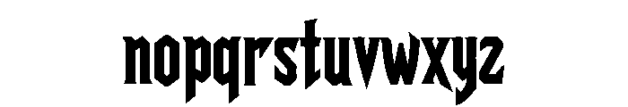 Dravorn Font LOWERCASE