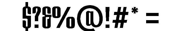 Dravox Regular Font OTHER CHARS